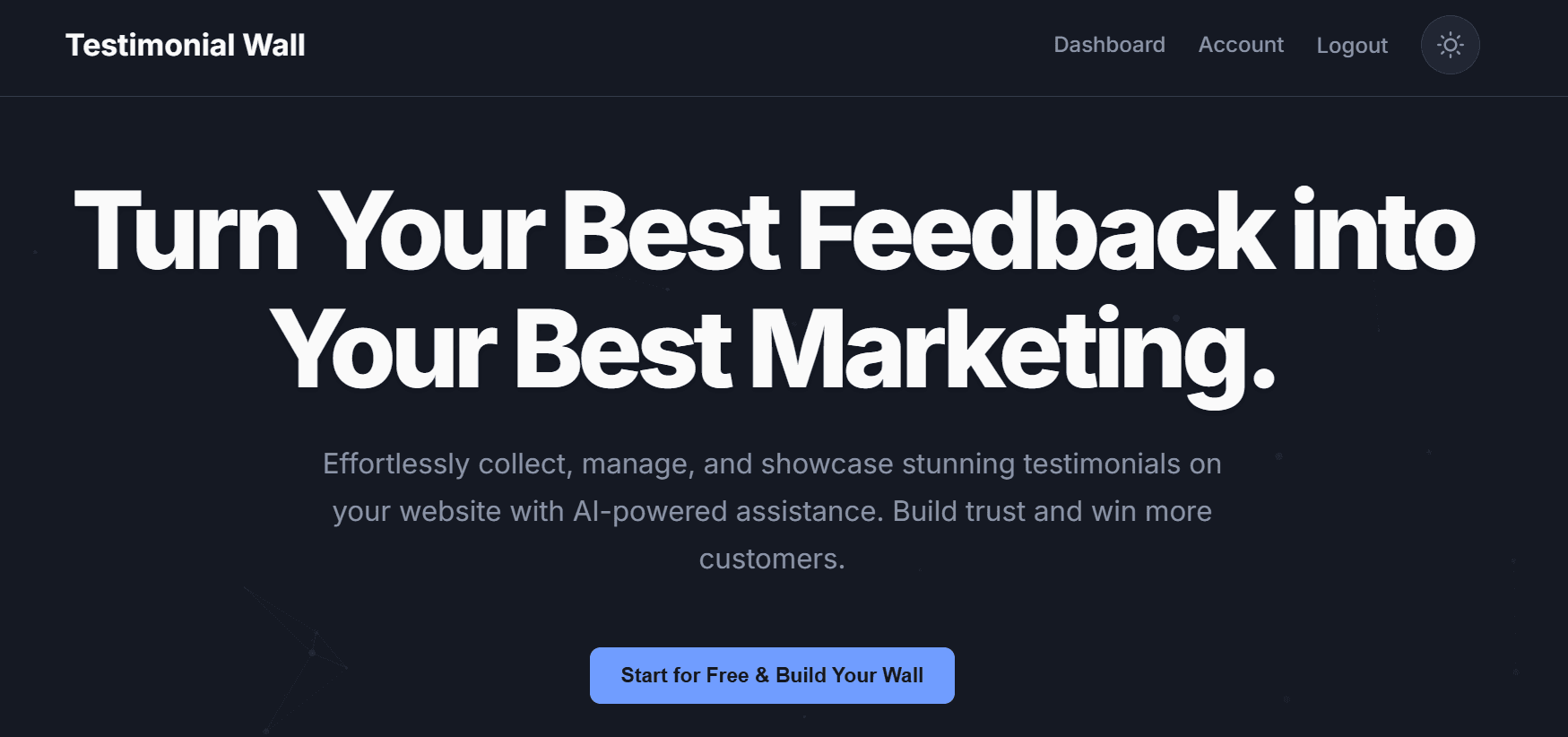 Showcase of Testimonial Wall: Showcase Client Love with Ease